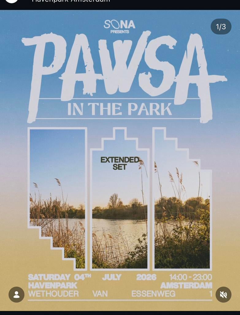 Pawsa in the park ticket, Tickets en Kaartjes, Eén persoon