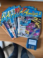 Stapel Amiga.X Magazines + Diskettes, Computers en Software, Vintage Computers, Ophalen of Verzenden