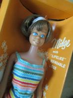 Vintage barbie A,m,g B,l  midge in doos nattel japan 1965, Verzamelen, Poppen, Verzenden, Zo goed als nieuw, Pop
