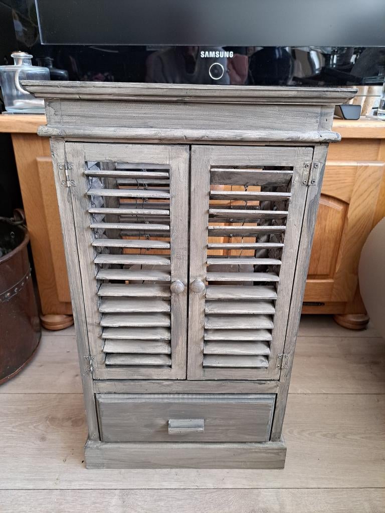 Mooie super grote houten windlicht zgan, Ophalen, Zo goed als nieuw