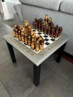 Schaaktafel met grote schaakstukken, Ophalen, Gebruikt