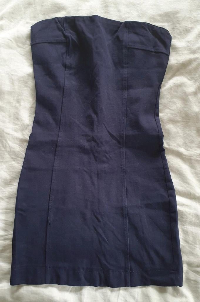 2 x Strapless jurk mt 38 blauw & zwart 🩵, Kleding | Dames, Positiekleding, Maat 38/40 (M), Blauw, Jurk, Ophalen of Verzenden