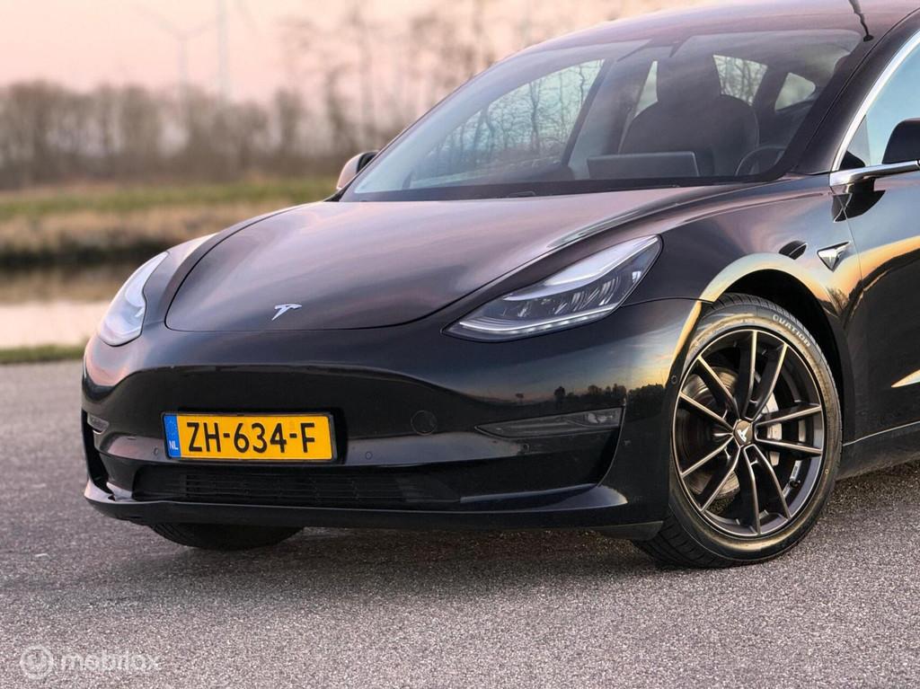 Tesla Model 3 Long Range AWD 75 kWh, Auto's, Zwart, Origineel Nederlands, 351 pk, 84 €/maand