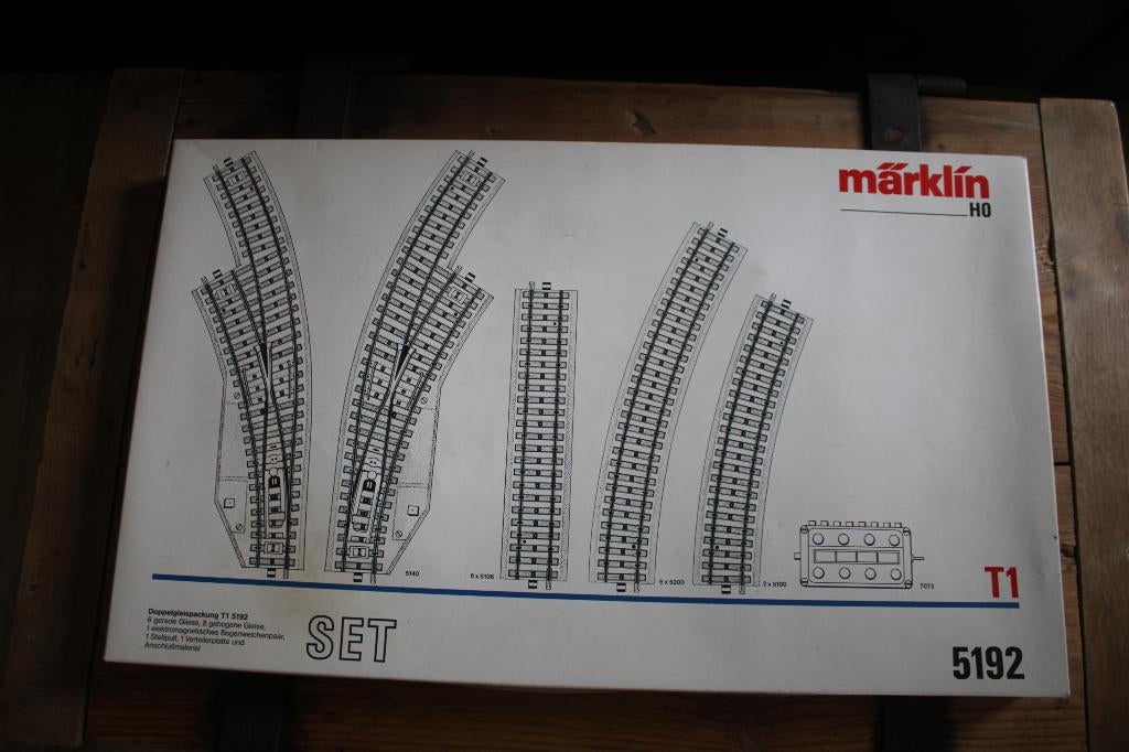 Marklin 5192 Uitbreidingset  bochtwissels T1, Hobby en Vrije tijd, Modeltreinen | H0, Wisselstroom, Nieuw, Ophalen of Verzenden