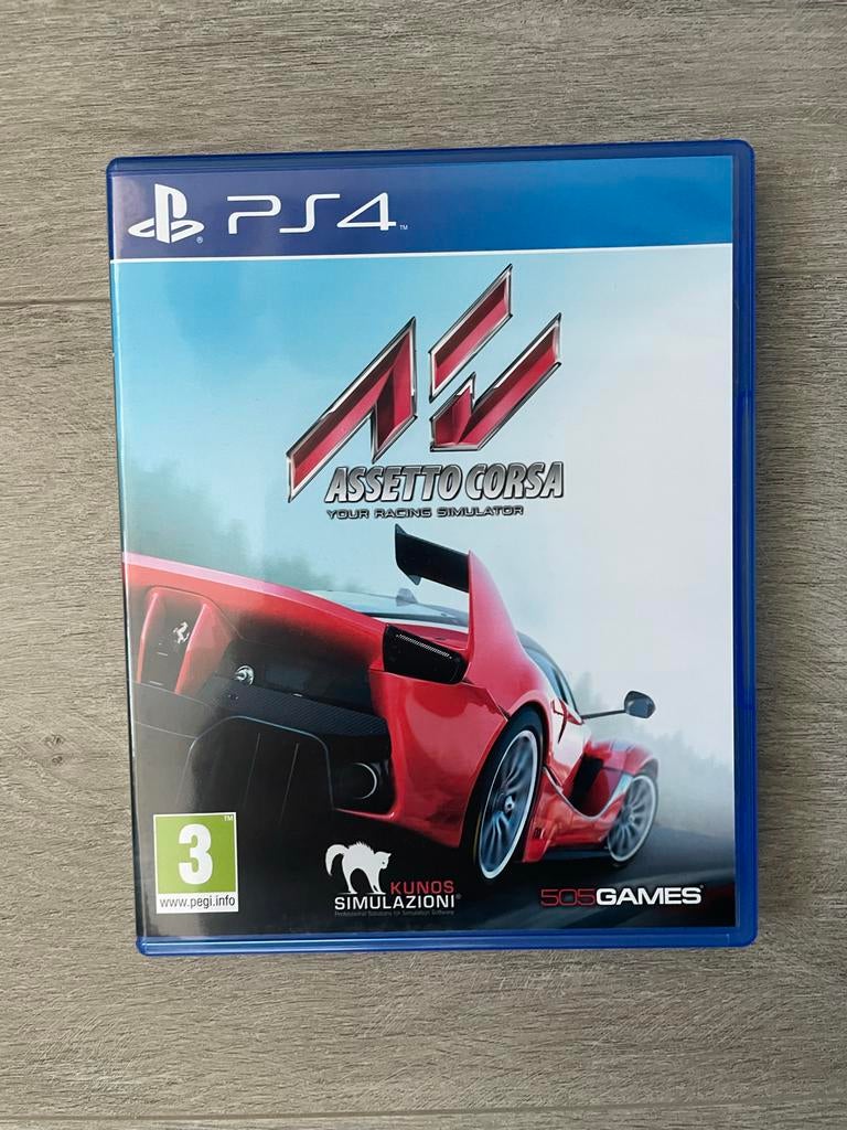 Assetto Corsa PS4 game, Spelcomputers en Games, Online, Gebruikt, 1 speler, Racen en Vliegen