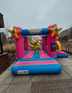 Springkussen unicorn te huur, Ophalen of Verzenden, Zo goed als nieuw, Verjaardag