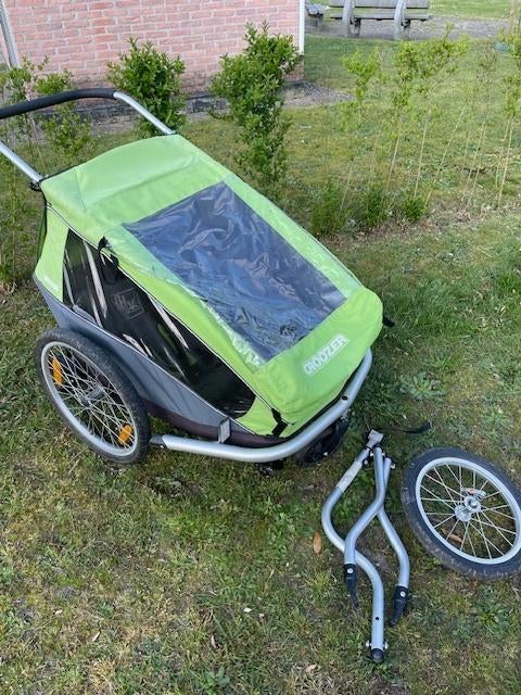 croozer fietskar 2 kinderen, Fietsen en Brommers, Fietsaccessoires | Aanhangers en Karren, Ophalen, Gebruikt, Opvouwbaar, Croozer