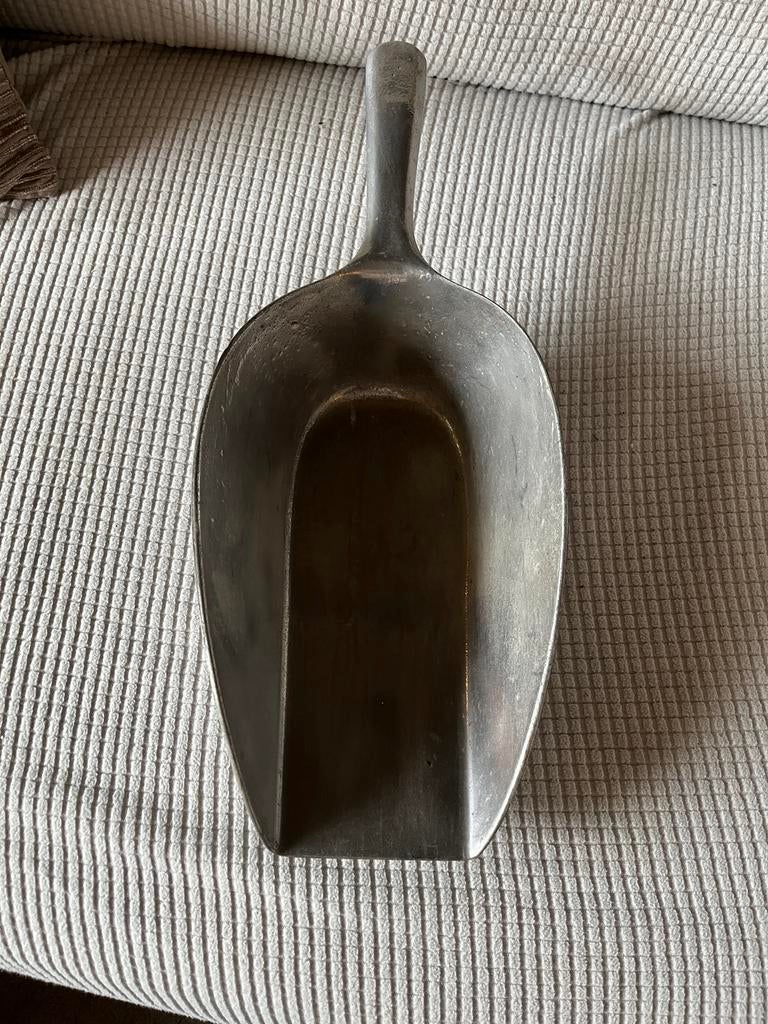 Aangeboden aluminium oude meelschep, Antiek en Kunst, Ophalen of Verzenden