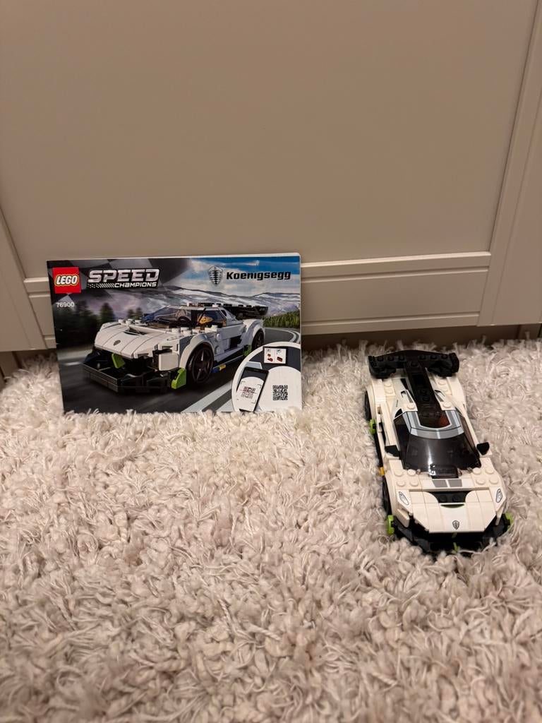 Lego Speed Champions Koenigsegg Jesko 76900, Lego, Zo goed als nieuw, Complete set, Speed Champions