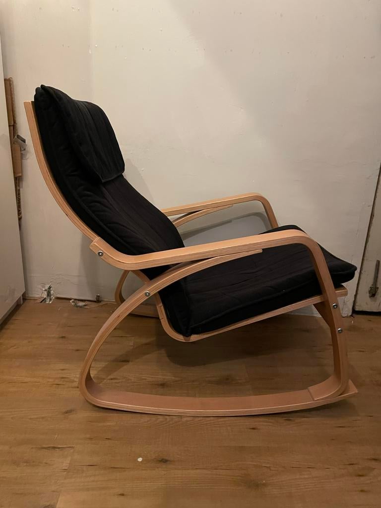 POÄNG IKEA Schommelstoel, Ophalen, Gebruikt, Zwart, Eén