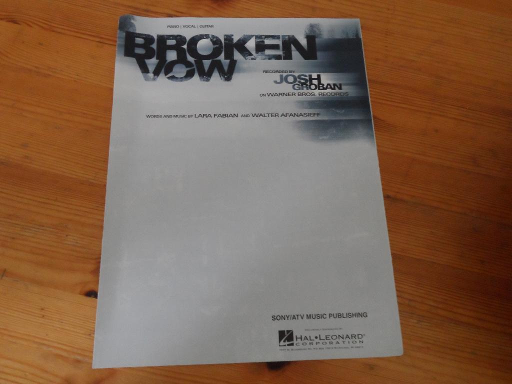 remember when it rained - Broken vow - josh groban, Gebruikt, Gitaar, Ophalen of Verzenden, Artiest of Componist