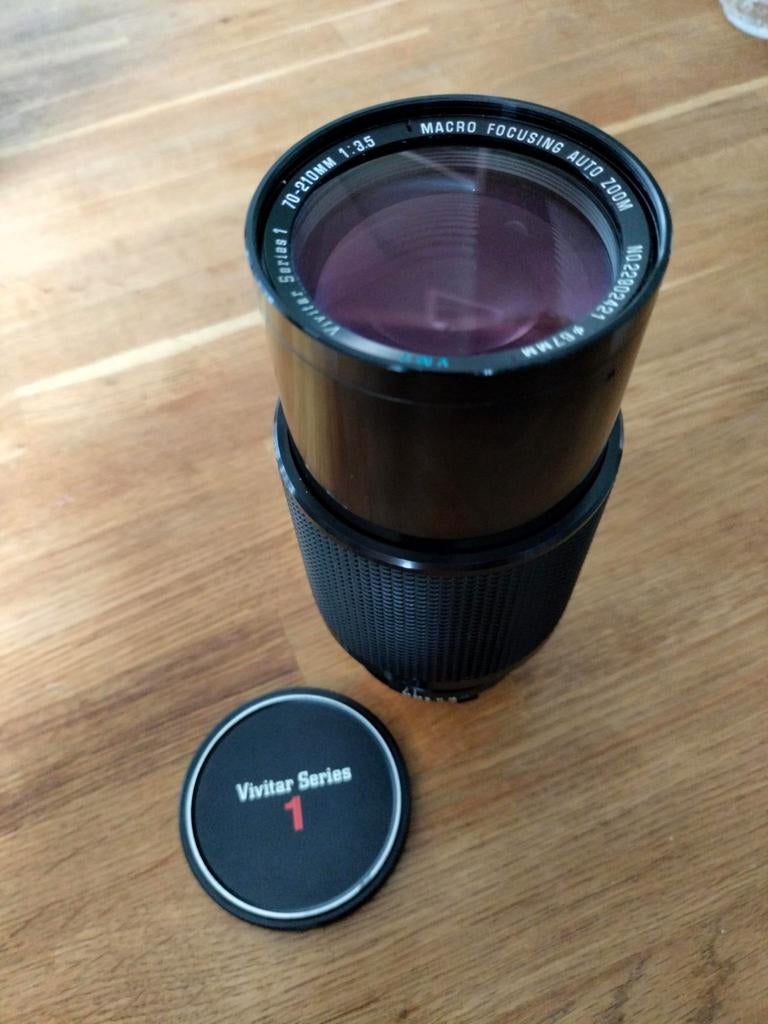 Vivitar Series 1 70-210mm f/3.5 Macro Auto Zoom Lens, Ophalen of Verzenden, Gebruikt, Telelens, Zoom