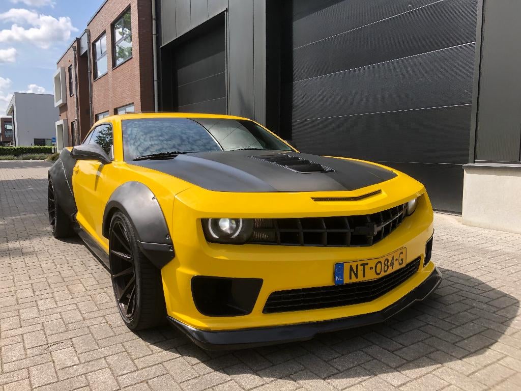 Chevrolet Camaro SS 6.2L V8 Bumble Bee Muscle car, Auto's, Automaat, Achterwielaandrijving, 4 stoelen, Leder
