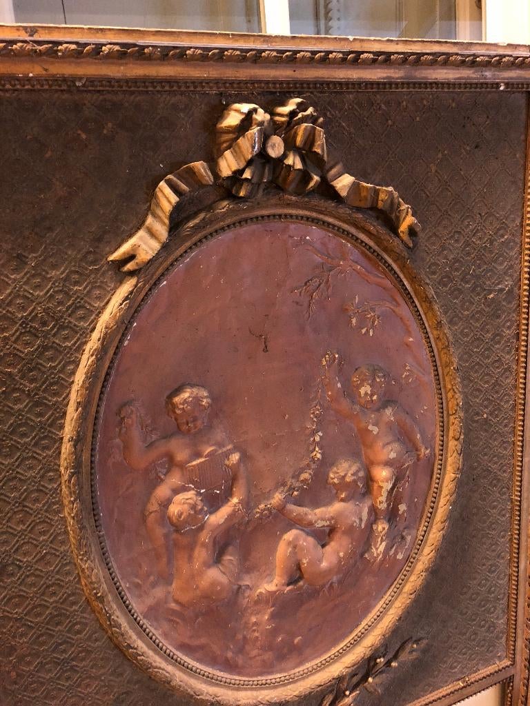 Lijst antiek 105x95cm., Ophalen