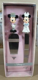 NIEUW*CAKE SET BRUIDSPAAR MICKEY & MINNIE*BRUIDSTAART MES, Verzenden, Nieuw, Overige typen, Geboorte of Huwelijk
