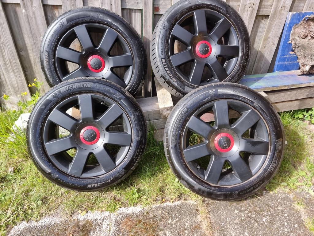 Audi tt velgen, Auto-onderdelen, Banden en Velgen, Gebruikt, 16 inch, Banden en Velgen, Zomerbanden
