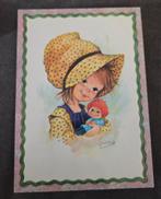 Meisje met hoedje en pop, Verzenden, 1980 tot heden, Gelopen, Kinderen