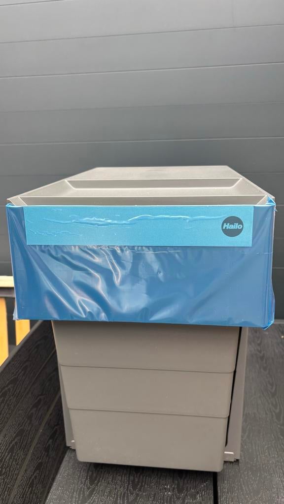 NIEUW hailo inbouw prullenbak, Ophalen, Kunststof, Nieuw, Minder dan 50 cm