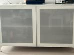 IKEA Besta Kast Wit melkglazen deuren 120x60x40, Ophalen, Met deur(en), 100 tot 150 cm, Zo goed als nieuw