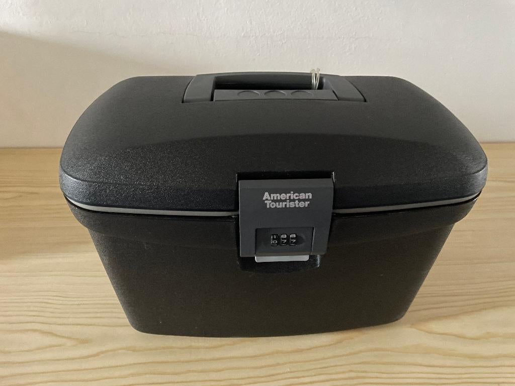 Zeer mooie Beautycase zwart, Ophalen of Verzenden, Zo goed als nieuw, Zwart