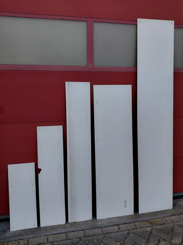 Trespa 6 mm hpl plaat vanaf €5,-, Doe-het-zelf en Verbouw, Platen en Panelen, Ophalen, Gebruikt, HPL, Minder dan 20 mm