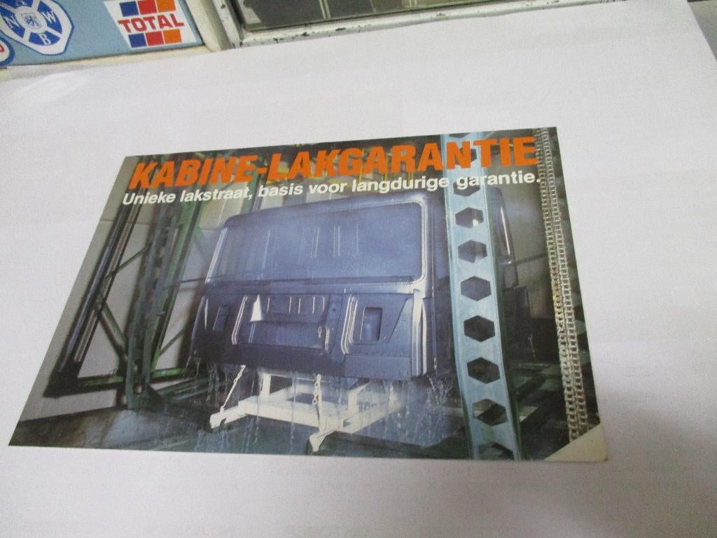 Daf Kabine Lakgarantie Folder, Verzenden, Zo goed als nieuw, Overige merken