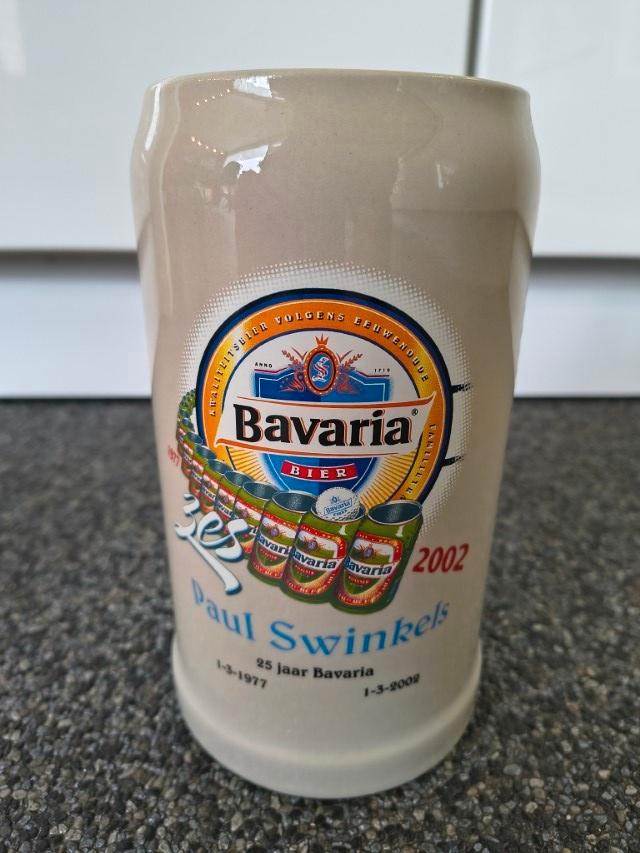 * Bavaria stenen pul 25 jubileum 1977 – 2002 Paul *, Verzamelen, Biermerken, Zo goed als nieuw, Pul(len), Bavaria, Ophalen of Verzenden