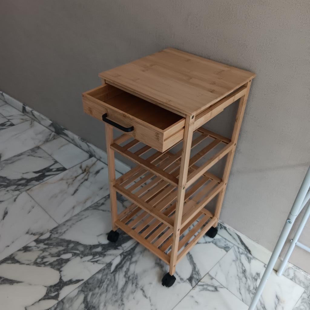 Bamboe trolley, Ophalen, Nieuw