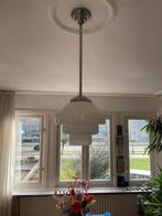 Vintage glazen hanglamp - Art Deco stijl, Ophalen, Gebruikt, Glas, 75 cm of meer
