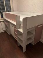 Hoogslaper met bureau, lades en opbergruimte, Kinderen en Baby's, Kinderkamer | Stapelbedden en Hoogslapers, Ophalen, Gebruikt