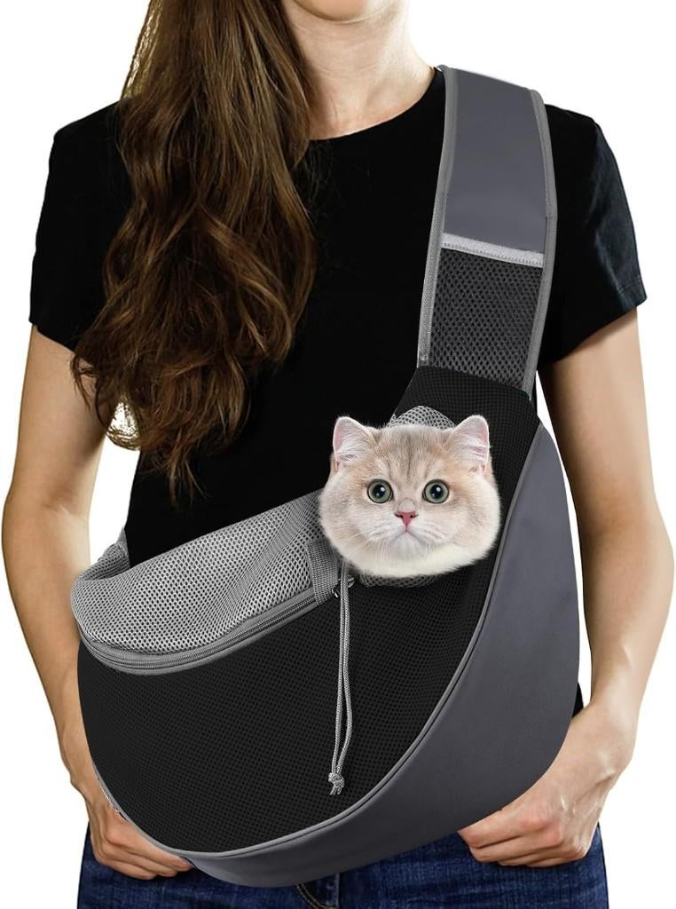 Pawaboo Draagzak voor kat en hond (Cat & Dog Sling Carrier), Dieren en Toebehoren, Katten-accessoires, Nieuw, Ophalen