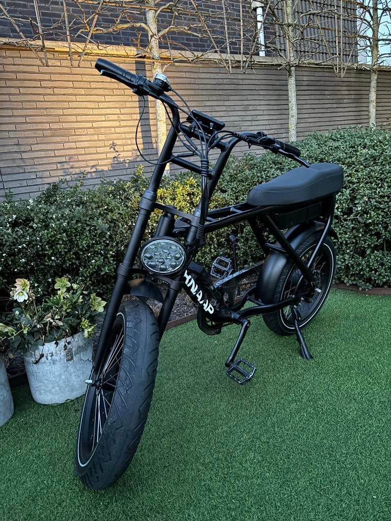 Knaap AMS X Fatbike - Zwart - Goed Onderhouden, Zo goed als nieuw, 59 cm of meer, 30 tot 50 km per accu, Ophalen