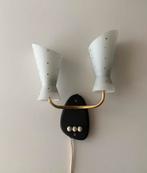 60s Italian wall lamp silence of the lamps, Ophalen of Verzenden, Gebruikt, Glas, Mid century modern vintage design