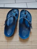 Blauwe slippers maat 38, Ophalen, Gedragen, Blauw, Slippers