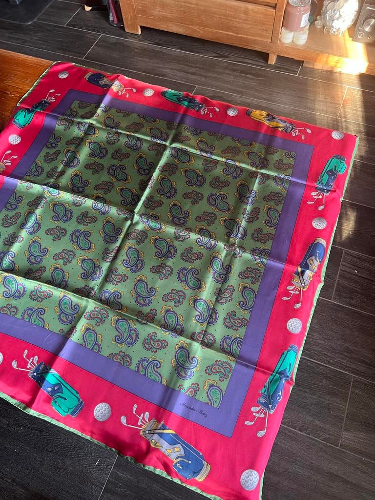 Zijden sjaal Mercedes-Benz, Kleding | Dames, Riemen en Ceinturen, Verzenden, Gedragen, Overige kleuren