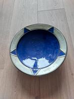 Decoratieve schaal blauw/zilver, vintage, Antiek en Kunst, Ophalen of Verzenden
