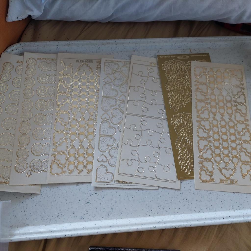 Setje stickervellen kaartenmaken, Ophalen of Verzenden, Overige thema's, Pons of Mal