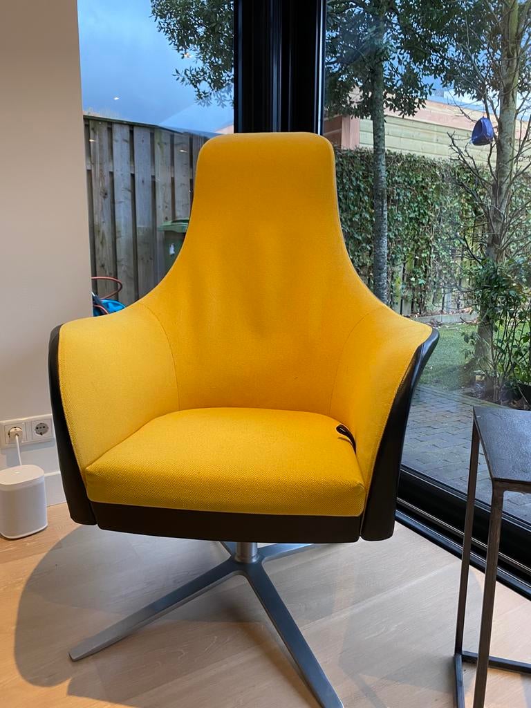 Comfortabele relaxstoel, Ophalen, Gebruikt, Minder dan 75 cm, Leer