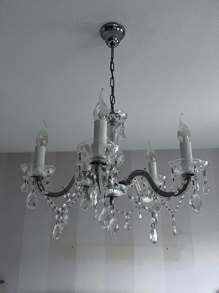 Kroonluchter, Ophalen, Gebruikt, Glas