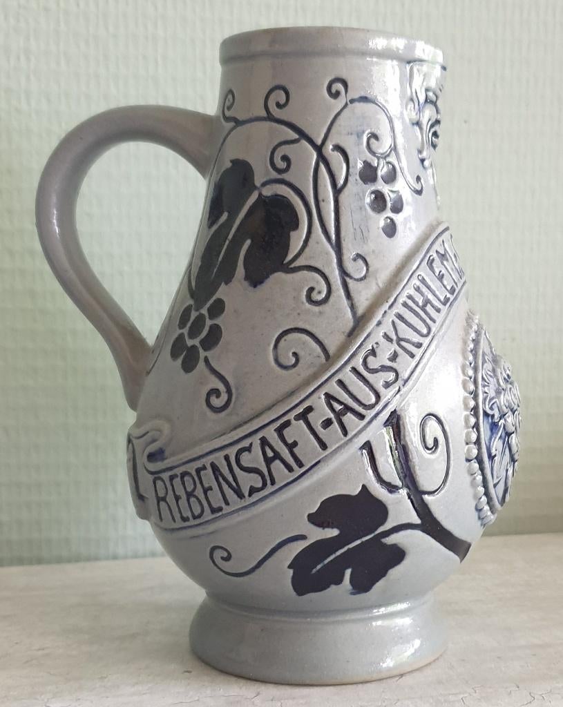 Duitse wijnkan Halve liter, Ophalen of Verzenden