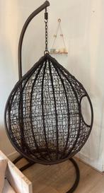 Hangstoel egg zgan, Ophalen, Hangstoel, Bruin, Zo goed als nieuw