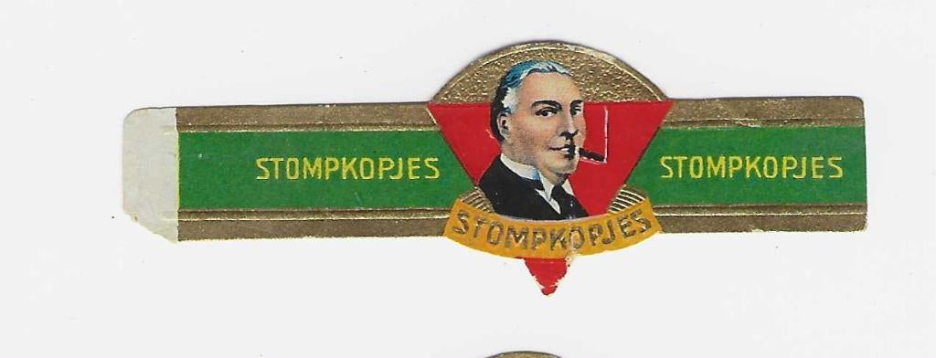 Klassiek 20 - 479   stompkop    sigarenbandjes, Ophalen of Verzenden, Gebruikt, Sigarenbandjes