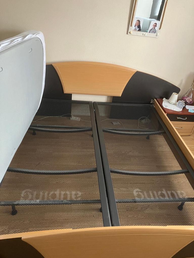 2 Auping spiralen 200x90 cm, Ophalen, Gebruikt, 90 cm, Eenpersoons