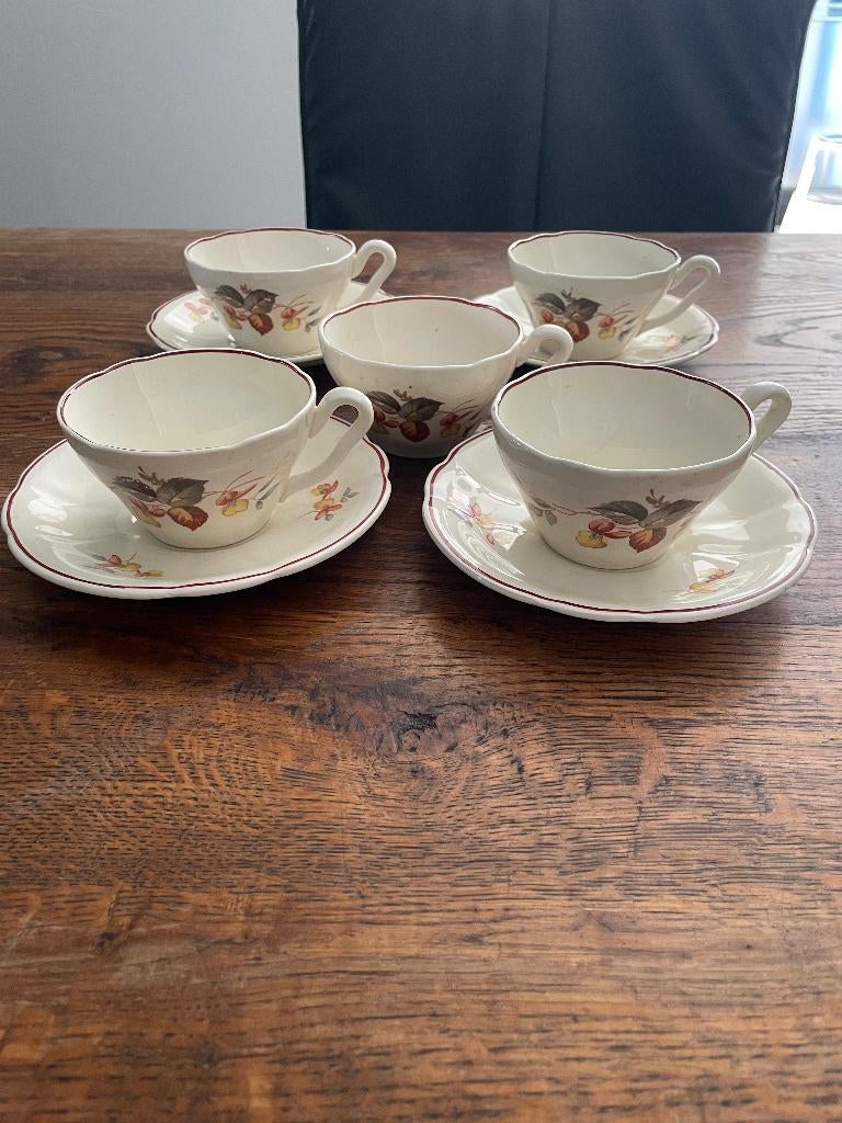 Vintage kop en schotels Societe Ceramique Maestricht, Verzenden