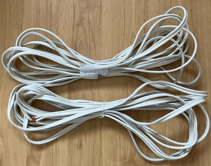 Audiolab Hiflex luidsprekerkabel 2*2,5 mm2 - 12m + 2x6m, Audio, Tv en Foto, Audiokabels en Televisiekabels, Zo goed als nieuw
