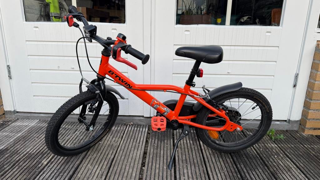 Kinderfiets 16 inch Btwin Robot - Zo goed als nieuw, Ophalen, Zo goed als nieuw, 16 tot 20 inch