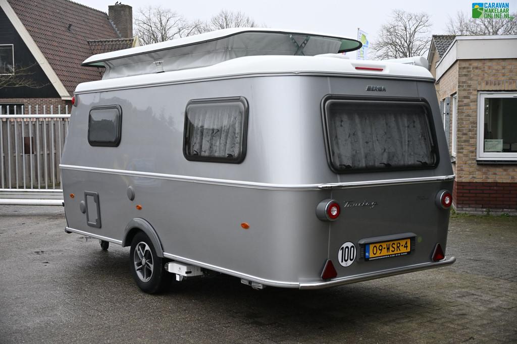 Eriba Touring Troll 540 Cass.luifel|Mover|Enkbedden|Fietsdr, Caravans en Kamperen, Caravans, Bedrijf, 4 tot 5 meter, Eriba, 2 aparte bedden
