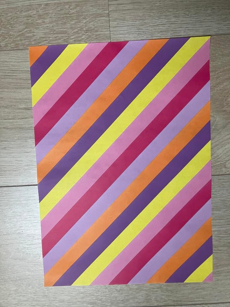 10 vellen vloeipapier roze geel oranje paars, Ophalen of Verzenden, Nieuw