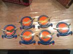 6 NAFRAS stickers/badges - Netherlands Airforce Radio, Ophalen of Verzenden, Gebruikt
