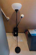 Staande Lamp met Twee Lichtpunten, Ophalen, Zo goed als nieuw, Glas, Modern